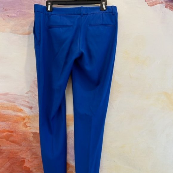 Royal Blue Theory Wool Pants - Picture 4 of 4